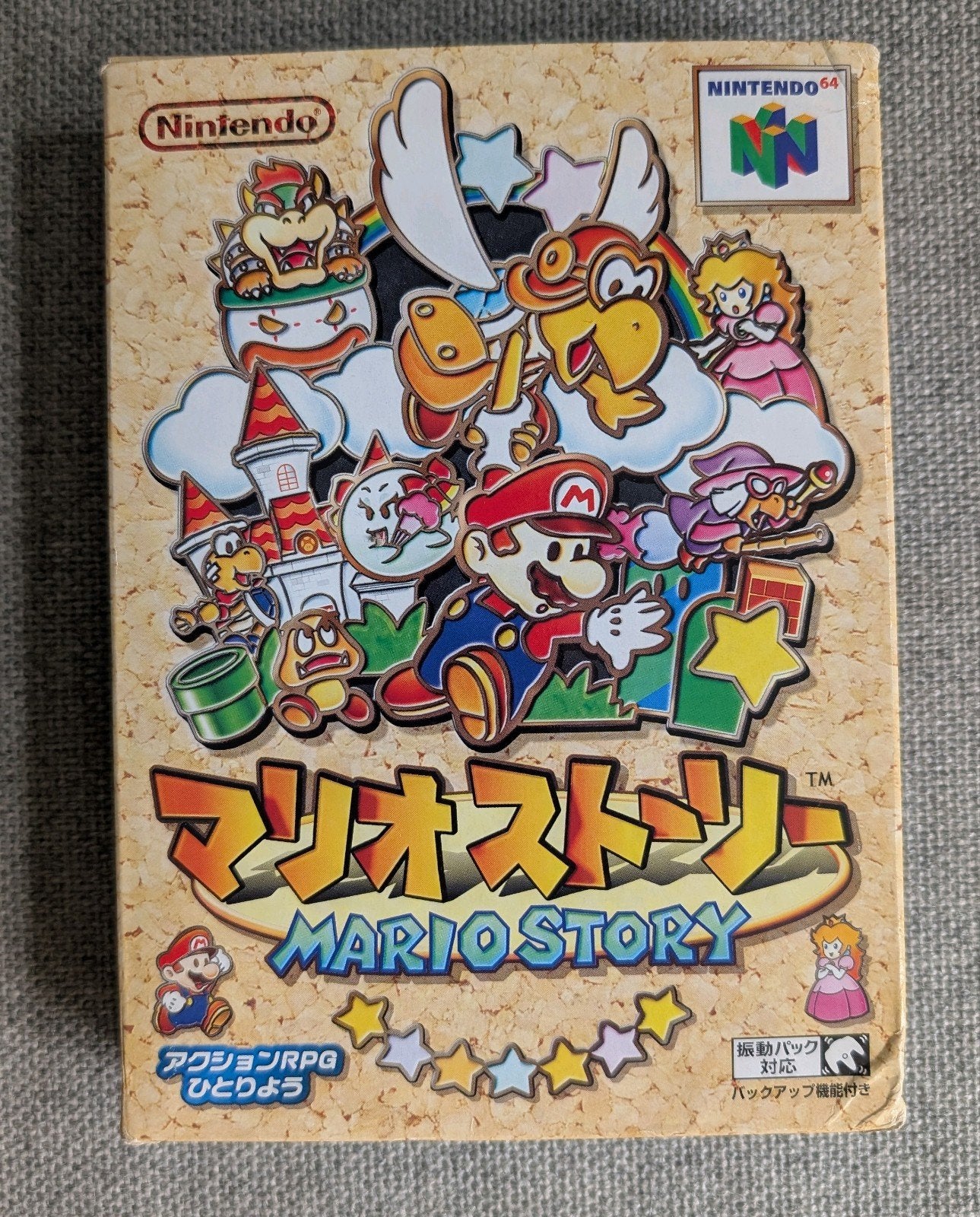 Paper Mario Nintendo 64 Japans, 1 speler, Verzenden, Vanaf 3 jaar