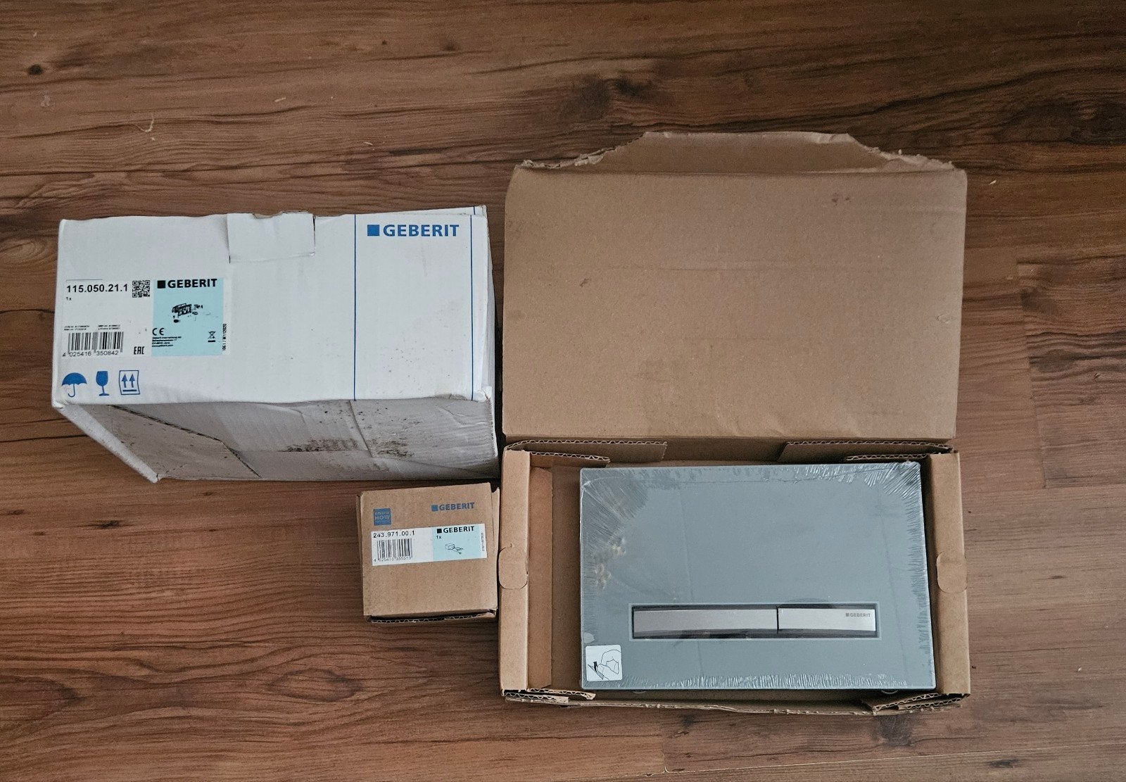 Geberit Sigma50 bedieningsplaat en inbouwset, Ophalen of Verzenden, Nieuw, Chroom, Toilet