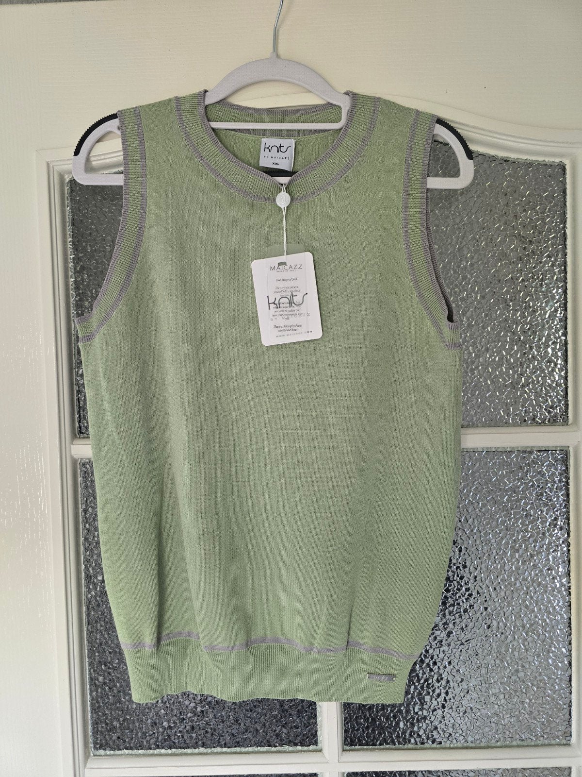 Nieuw maicazz spencer gilet xxl groen lila, Ophalen of Verzenden, Nieuw, Groen