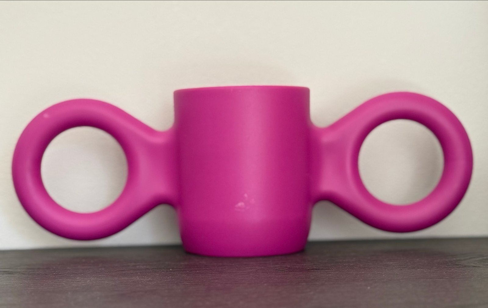 Gispen Dombo drinkbeker fuchsia roze - Richard Hutten, Gebruikt, Ophalen of Verzenden, Modern, Roze