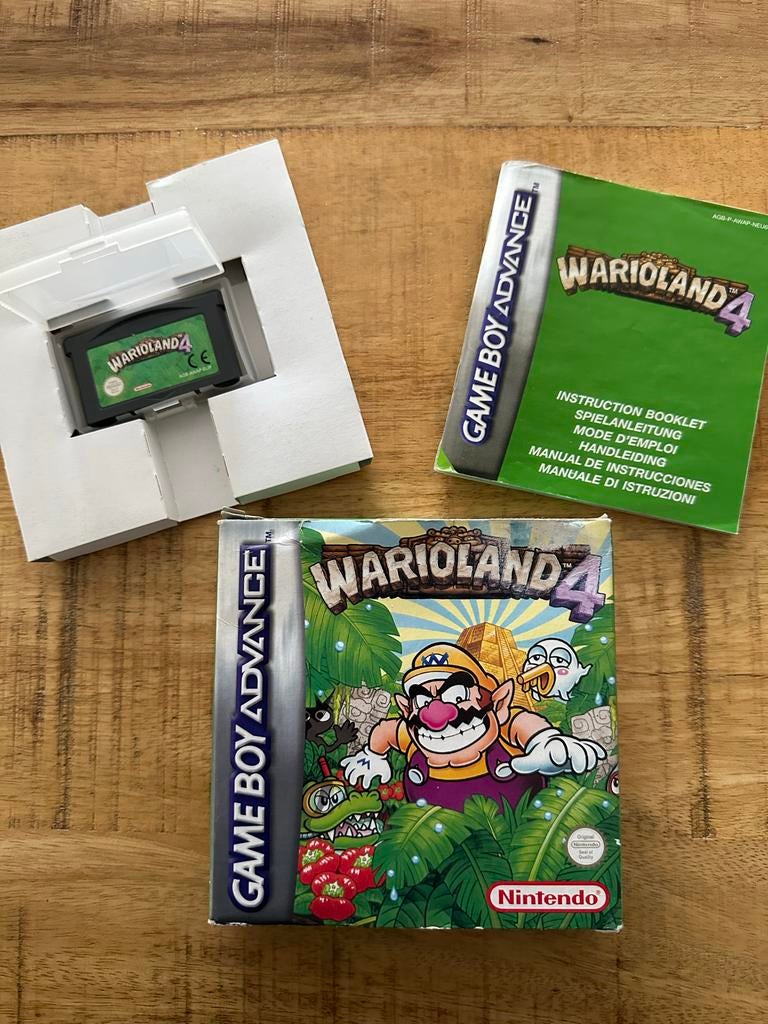Wario Land 4 - Game Boy Advance (GBA) - Compleet in doos, Spelcomputers en Games, Games | Nintendo Game Boy, Ophalen, Gebruikt