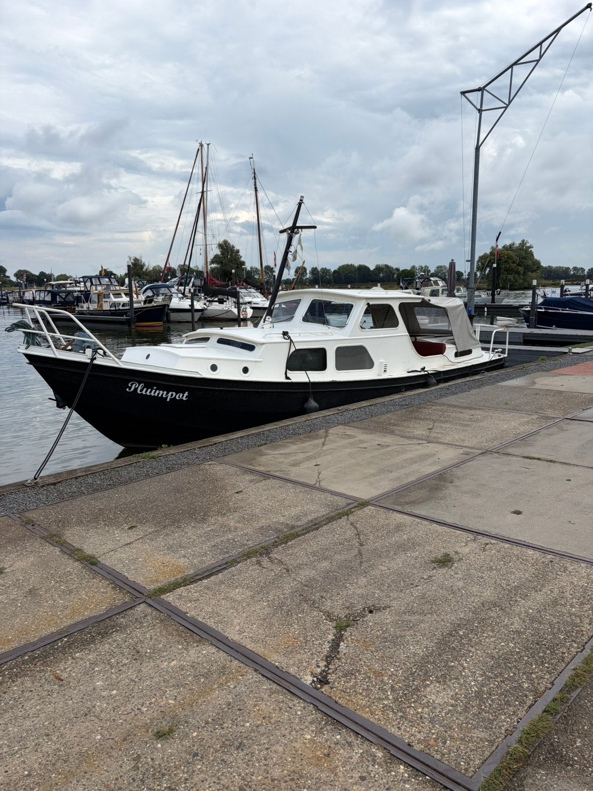 Bruijs Vlet Stalen Velt Boot, Ophalen