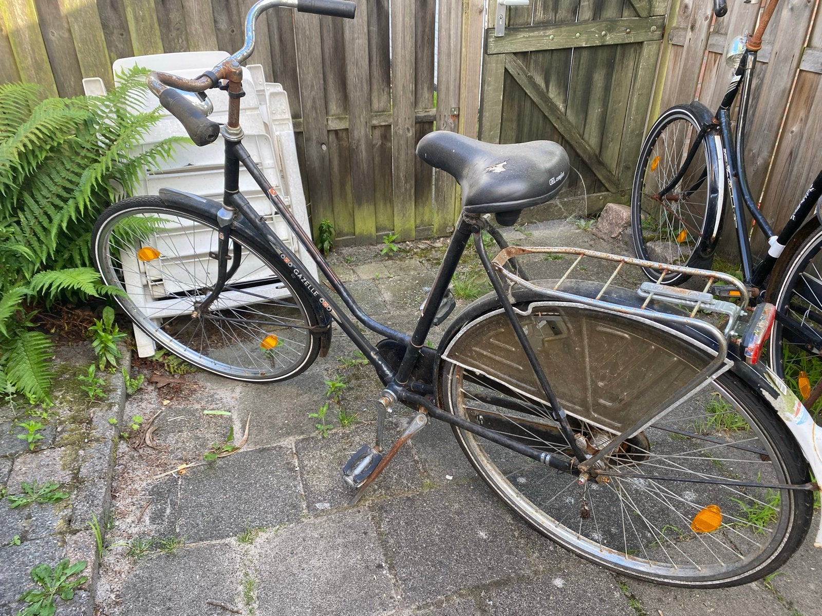 Oude Gazelle Omafiets - Opknapper, Fietsen en Brommers, Fietsen | Dames | Damesfietsen, Ophalen, Terugtraprem, Gazelle, 53 tot 56 cm