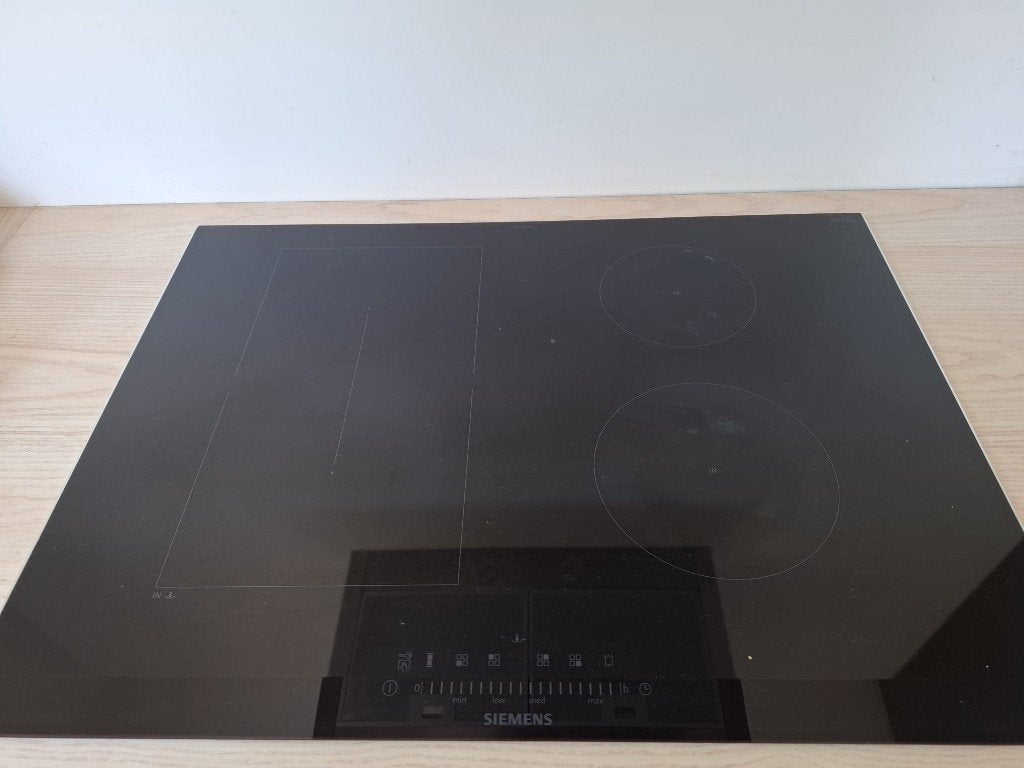 Siemens inductiekookplaat flex Induction evt. met afzuigkap, Ophalen, Gebruikt, Zwart, 50 tot 100 cm