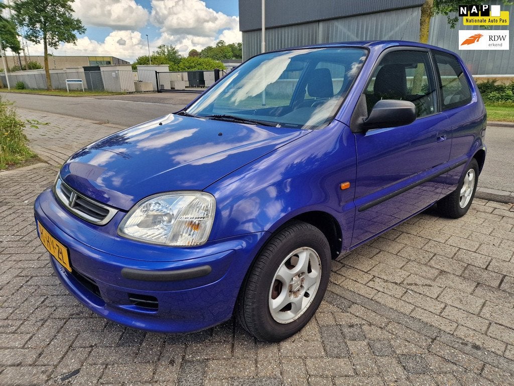 Honda Logo 1.3i CVT Automaat storing, Airco, Apk, Nap Inruil, Auto's, Gebruikt, Blauw, Bedrijf, 934 kg