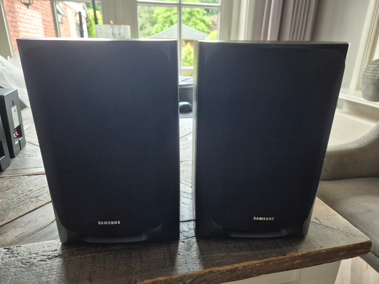 Samsung PS-440E Boekenplank Speakers (Set van 2), Overige merken, Gebruikt, Ophalen of Verzenden, Minder dan 60 watt