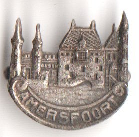 Amersfoort kasteel broche vintage dik metaal, Verzamelen, Verzenden, Zo goed als nieuw