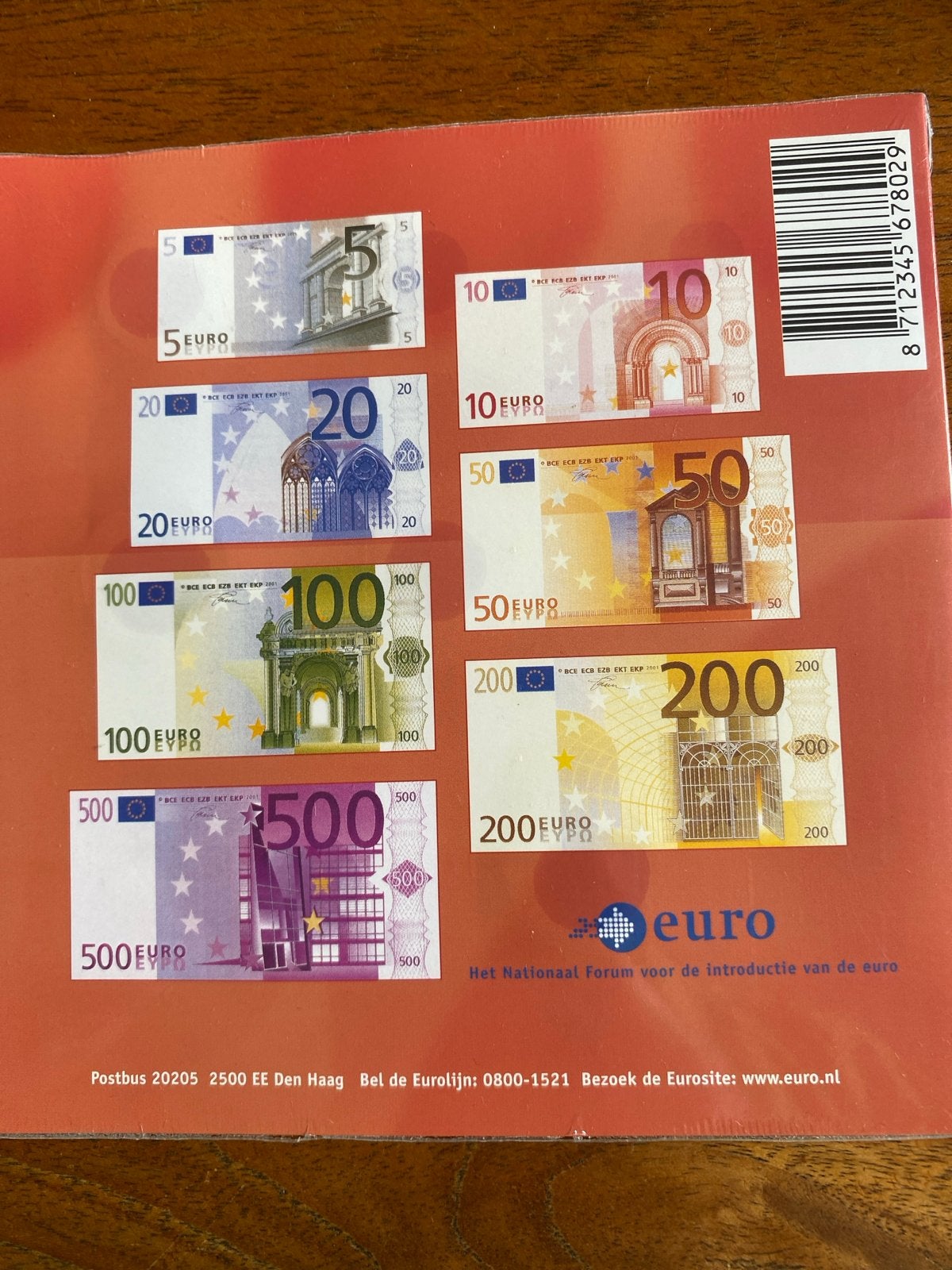 Euro biljetten introductie set - Een eerste kennismaking, Postzegels en Munten, Bankbiljetten | Europa | Eurobiljetten, Ophalen of Verzenden