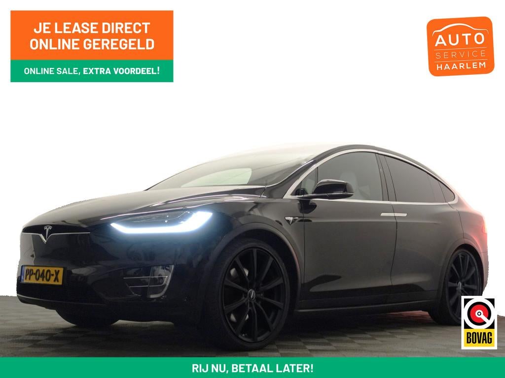 Tesla Model X 90D Base SOH 91%, Luchtvering, Full Memory, 21, Auto's, Tesla, Bedrijf, Te koop, Model X, 360° camera, 4x4, ABS