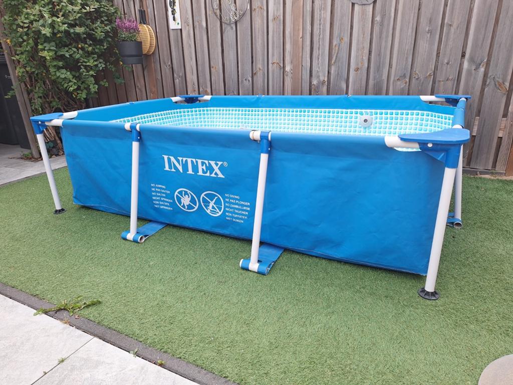 Intex Zwembad 2.2x1.5m met pomp, Ophalen, Gebruikt, Minder dan 80 cm, Minder dan 200 cm
