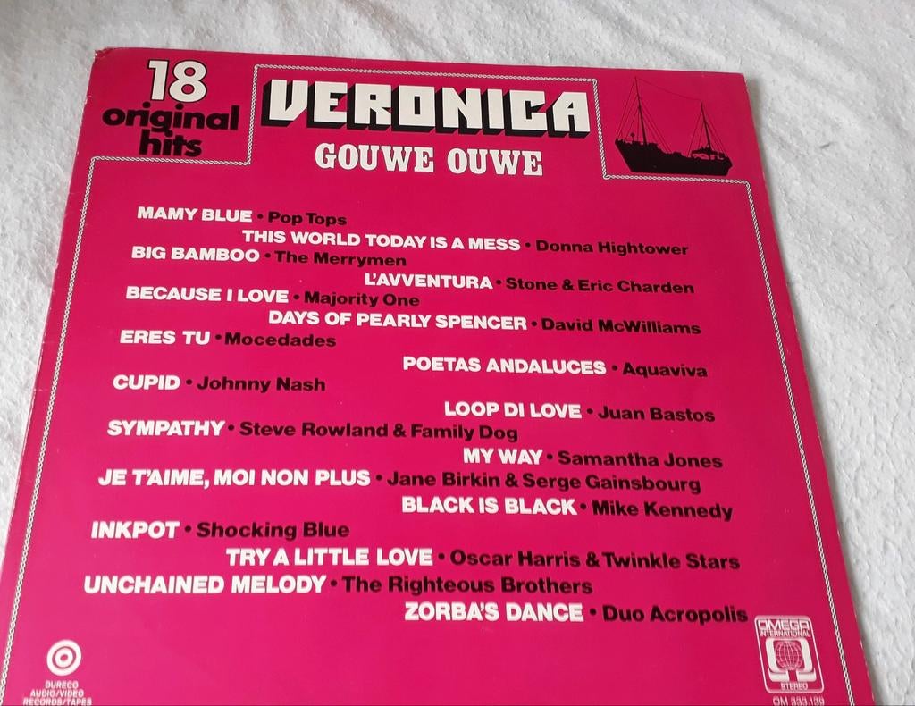 Uit 1974, LP Veronica Gouwe Ouwe 18 hits, Ophalen of Verzenden, Gebruikt, 12 inch, Pop
