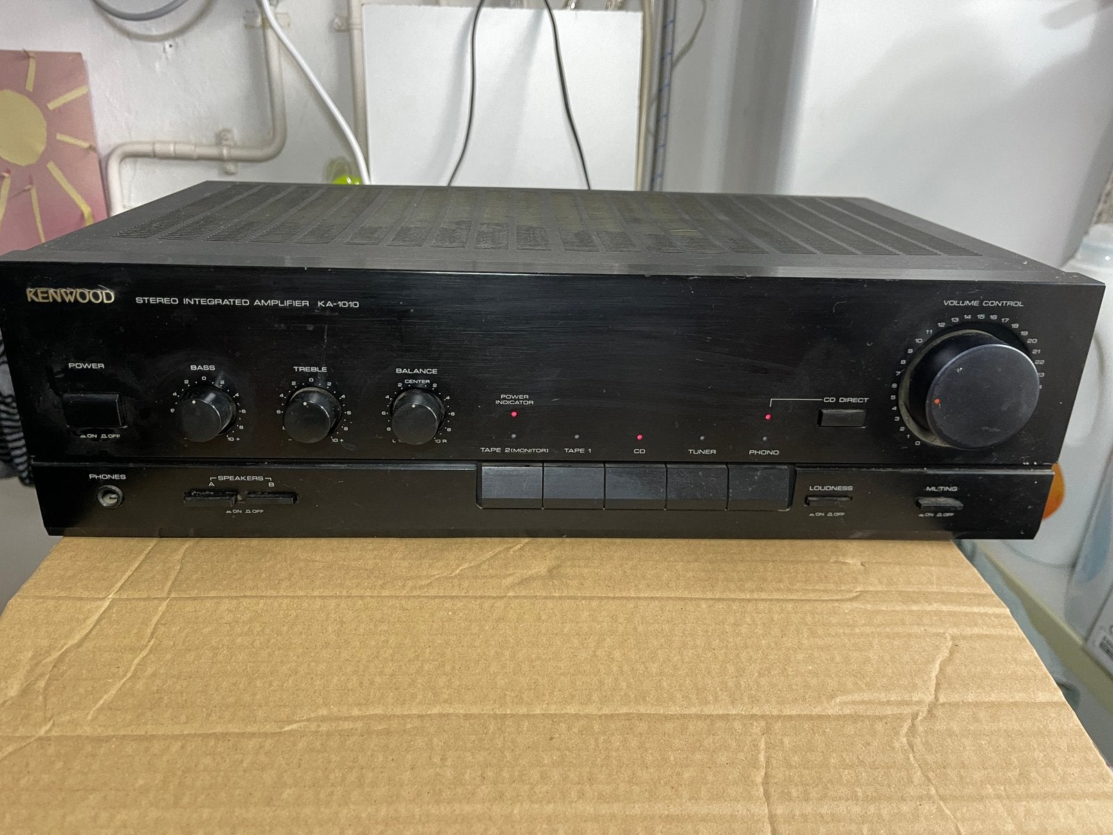 Kenwood Versterker KA-1010 - Opknapper, Ophalen, Zo goed als nieuw, Overige merken