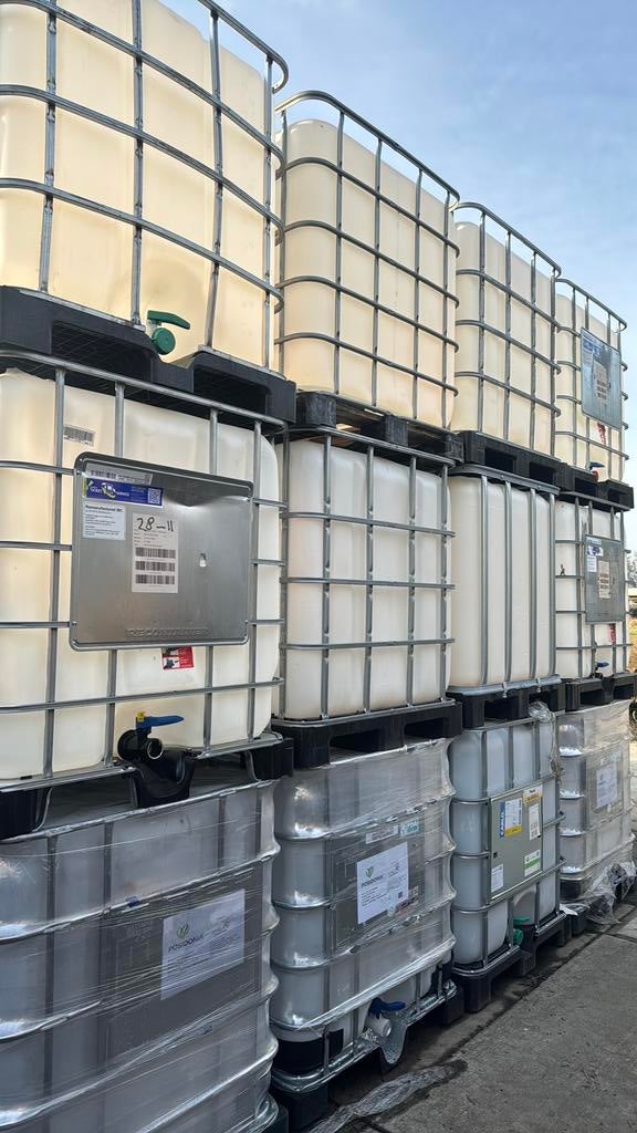 Ibc vaten 1000 container ibc kratte, 150 liter of meer, Ophalen of Verzenden, Zo goed als nieuw