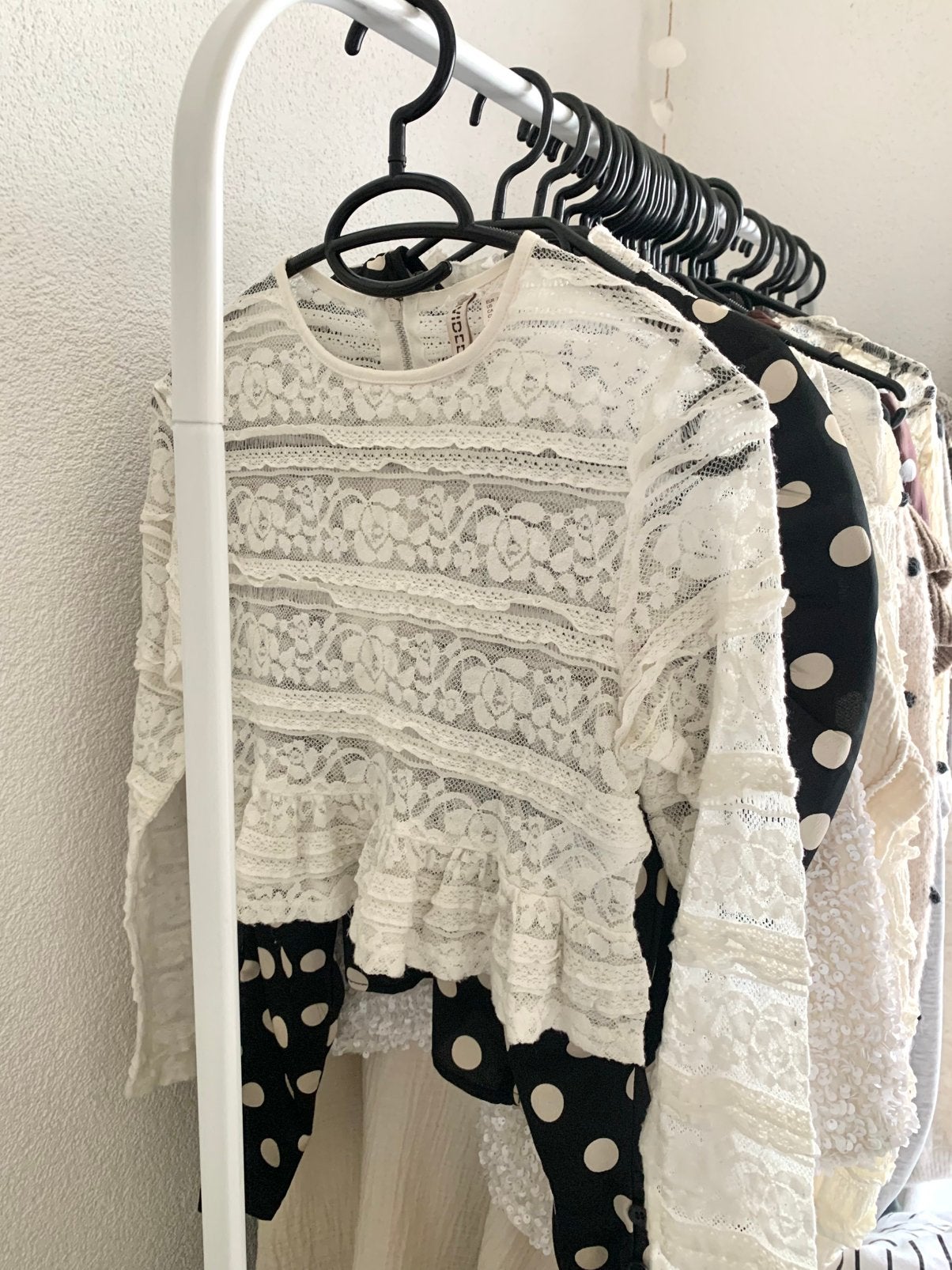 Kant top, Beige, Ophalen of Verzenden, Lange mouw, Maat 34 (XS) of kleiner