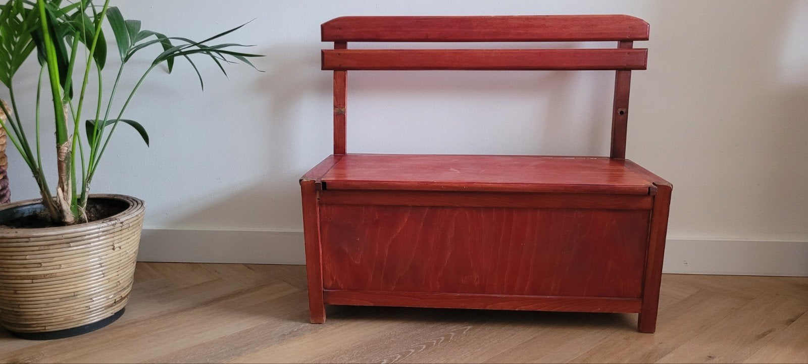 Leuke houten speelgoedkist / klepbankje, Kinderen en Baby's, Ophalen, Gebruikt, Overige typen