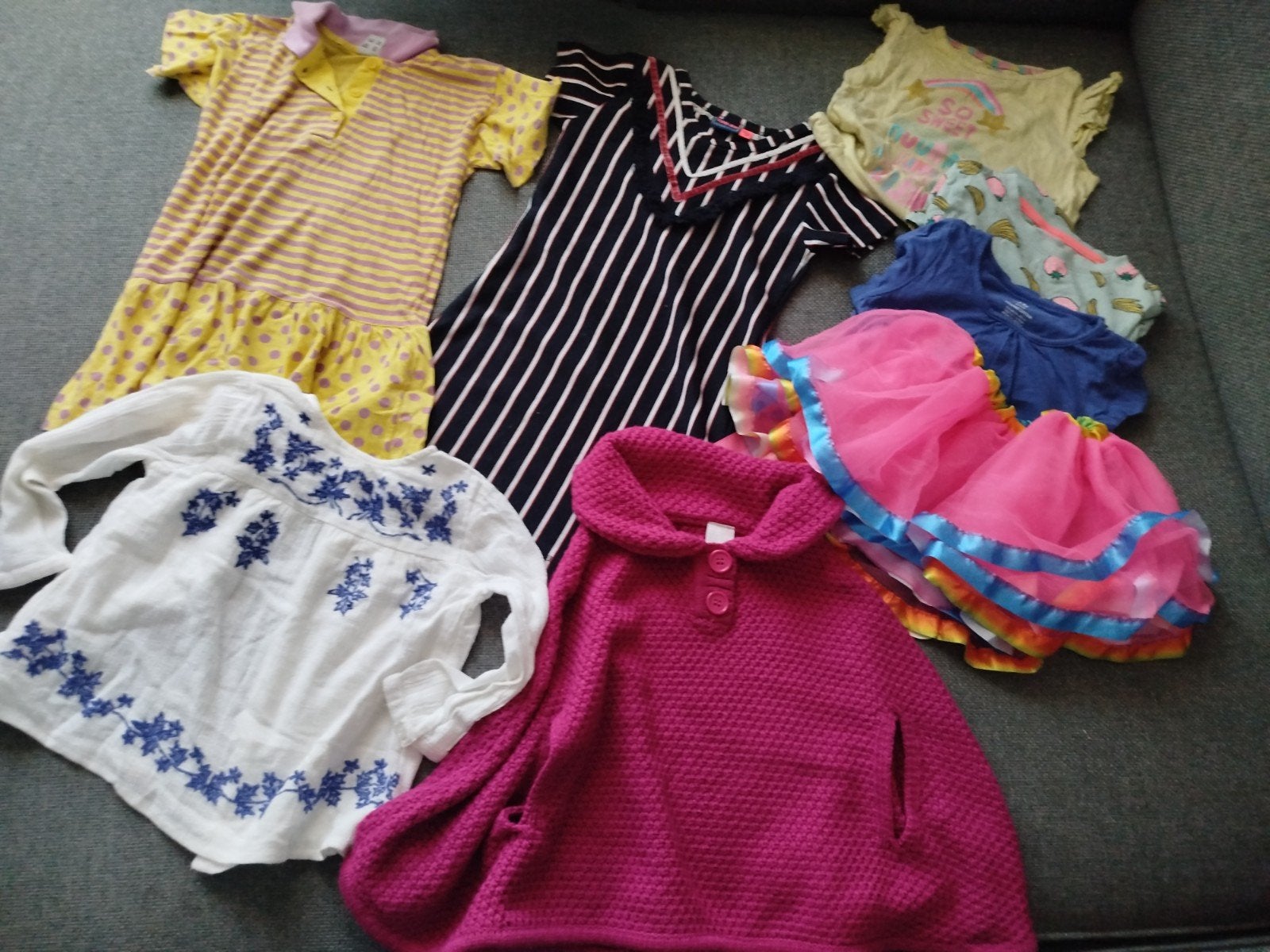 Kledingpakket Meisje Maat 98-110 (Zara, Tom-Du), Gebruikt, Meisje, Ophalen of Verzenden, Setje
