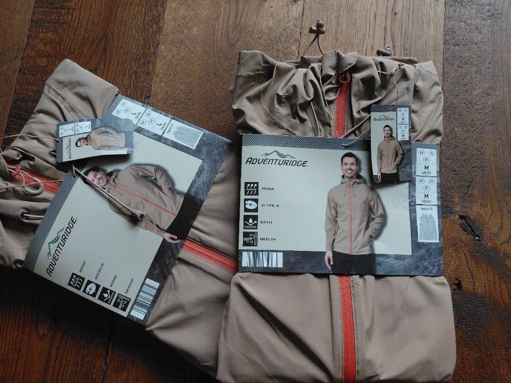 Trail regenjas 100% polyester, regular fit., Caravans en Kamperen, Regenkleding, Ophalen of Verzenden, Nieuw, Regenjas, Heren