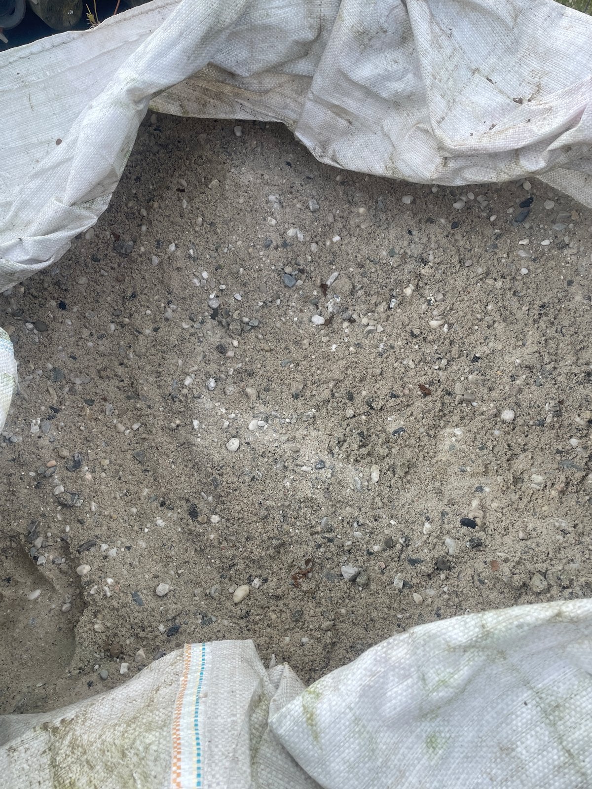 Big bag met zand en grind - Ideaal voor diverse projecten, Ophalen, Overige materialen, Gebruikt, Grind