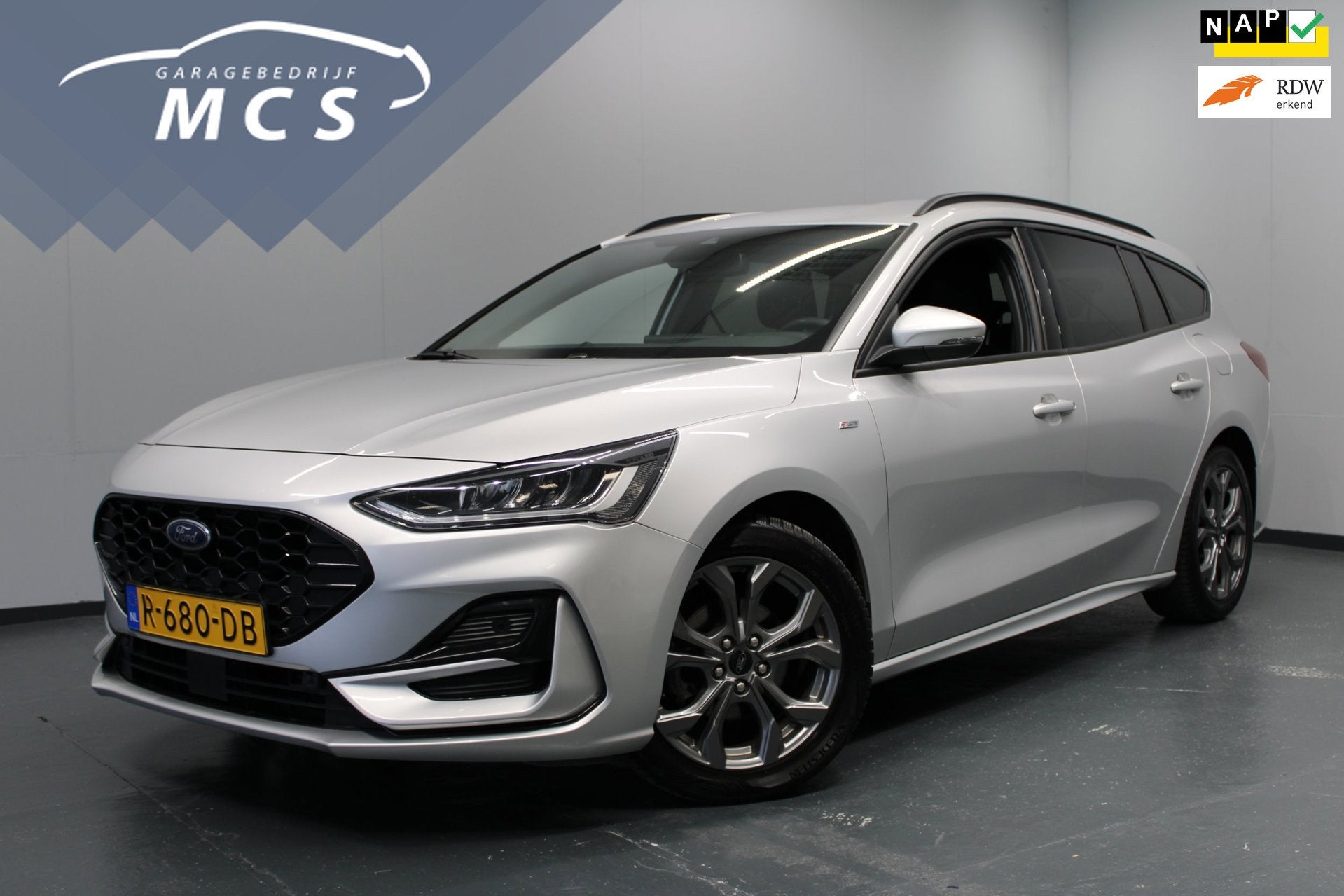 Ford Focus Wagon 1.0 EcoBoost Hybrid ST Line / DAB / Navi /, Auto's, Ford, Dealer onderhouden, Gebruikt, Origineel Nederlands