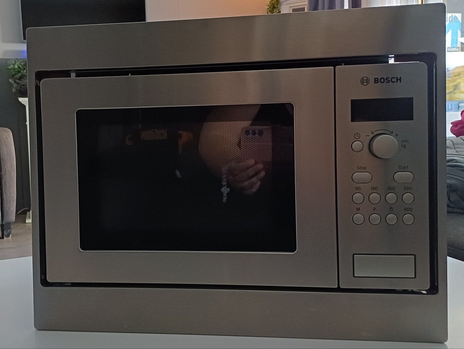 bosch inbouw magnatron, Witgoed en Apparatuur, Ophalen, Gebruikt, Magnetron, Inbouw