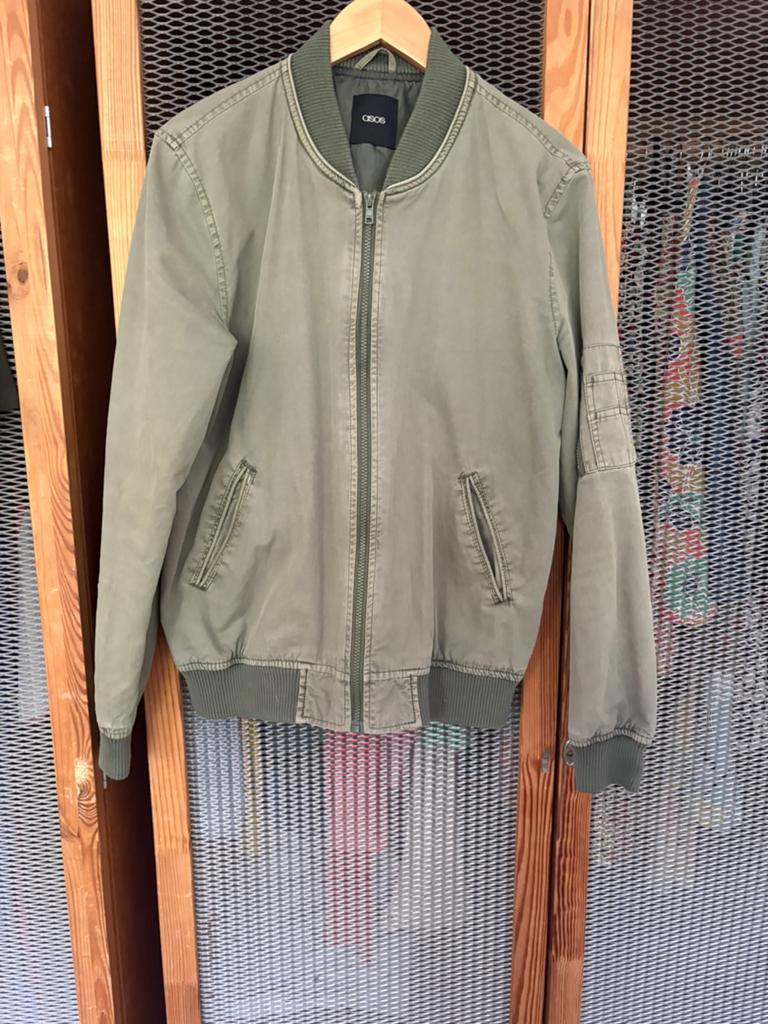 Mooie nette groene heren jack van Asos maar M., Ophalen of Verzenden, Zo goed als nieuw, Groen