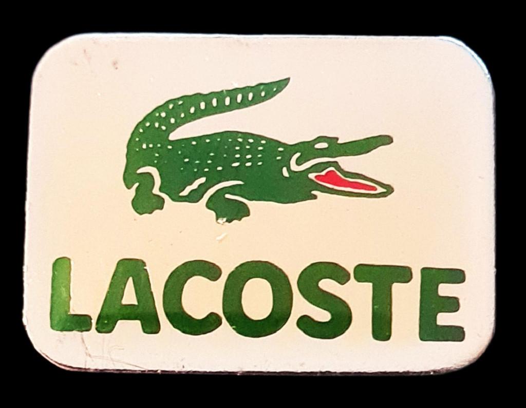 Lacoste pin- goudkleur-groen epoxy, Verzenden, Nieuw, Transport, Speldje of Pin