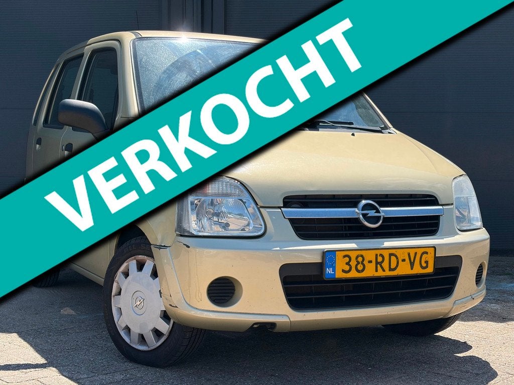 Opel Agila 1.2 | 16V | 5 Deurs | 2005 | NAP |, Auto's, Opel, Bedrijf, Te koop, Agila, ABS, Airbags, Elektrische buitenspiegels