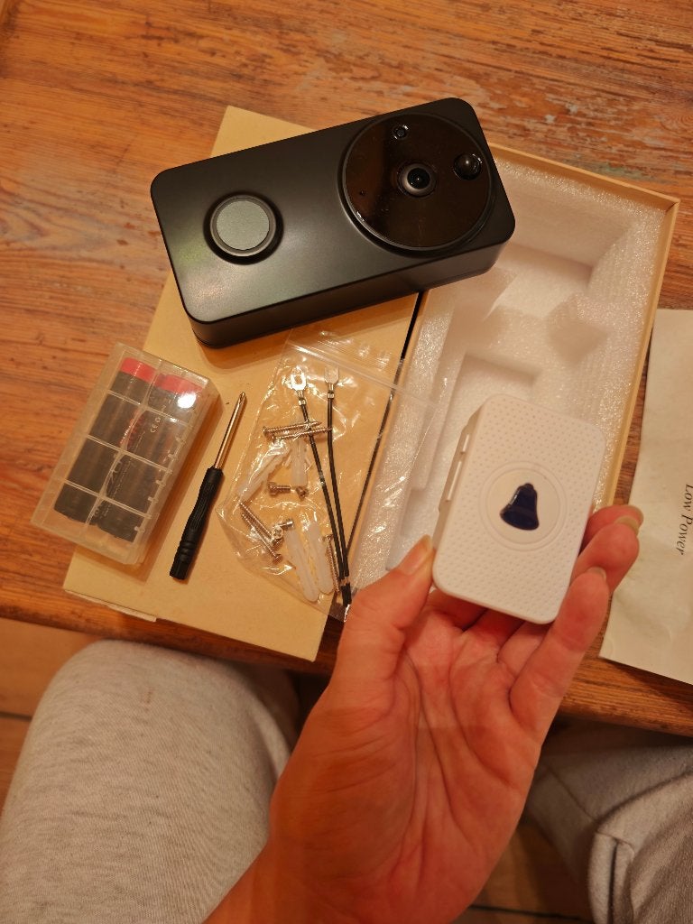 Tuya Smart WiFi video deurbel smart life, Huis en Inrichting, Ophalen of Verzenden, Bewegingsdetectiesensor, Nieuw, Draadloos