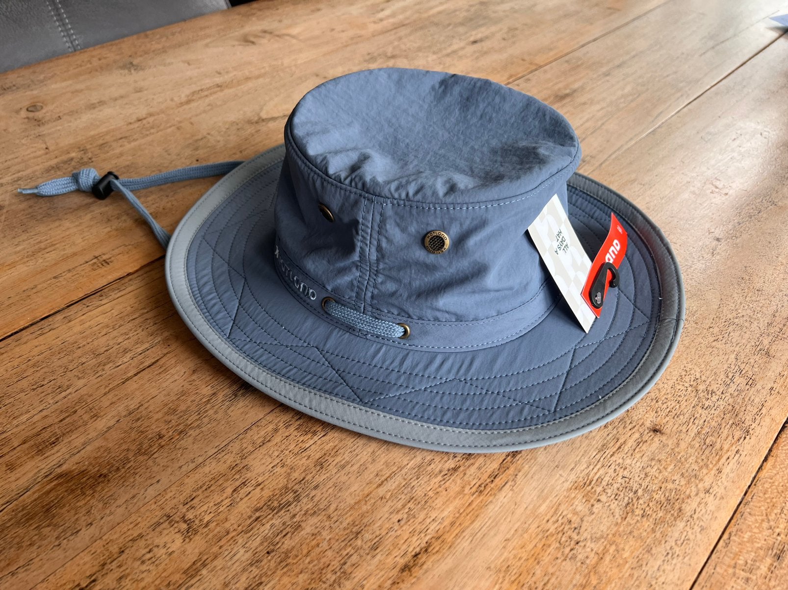 HATLAND Demauri maat M outdoor hoed UPF 50+ blauw kinkoord, Kleding | Heren, Hoeden en Petten, Ophalen of Verzenden, Nieuw, 57 cm (M, 7⅛ inch) of minder