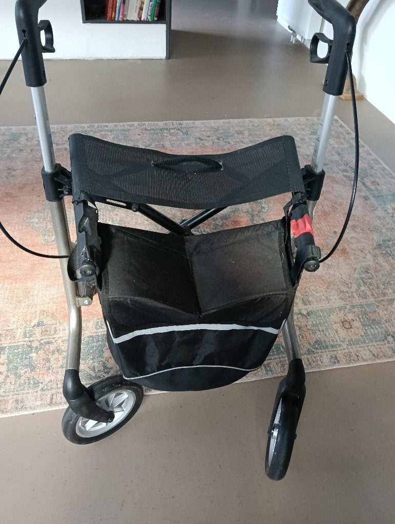 lichtgewicht aluminium rollator, inklapbaar, Diversen, Rollators, Ophalen, Lichtgewicht, Gebruikt