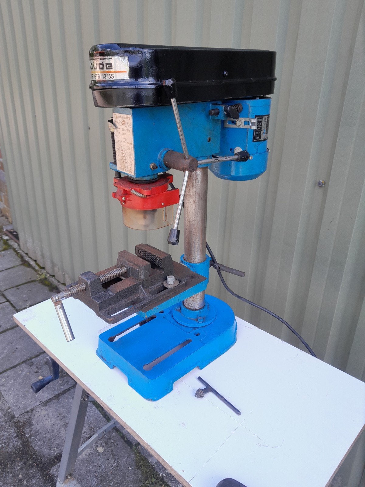 Kolomboormachine. Tafelboormachine., Ophalen, Gebruikt, Kolomboormachine