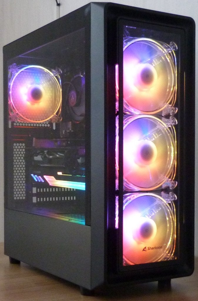 Game PC | Ryzen 4500 /16 GB/GTX 1080/SSD/HDD/Office/WiFi/W11, Zo goed als nieuw, HDD, Met videokaart, 3 tot 4 Ghz