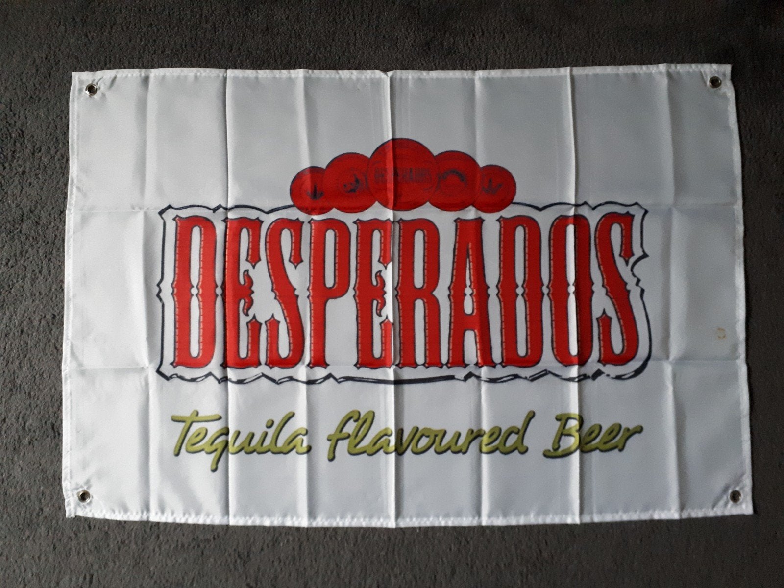 Desperados 60x90 cm Reclame Vlag, Verzenden, Nieuw, Reclamebord, Plaat of Schild, Overige merken