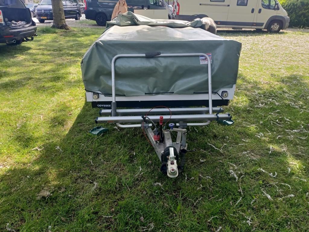 vouwwagen Trigano Odyssee GL, Ophalen