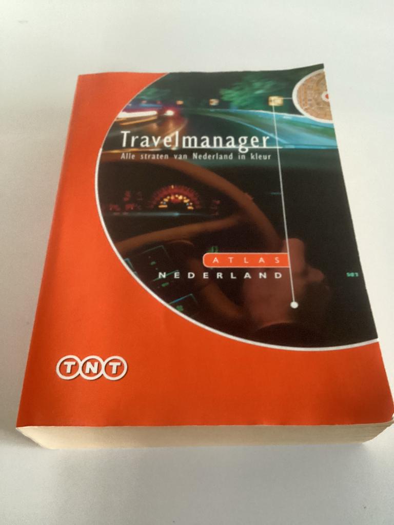 Travelmanager Atlas Nederland - Alle straten in kleur, Gelezen, Overige atlassen, Ophalen of Verzenden, 1800 tot 2000