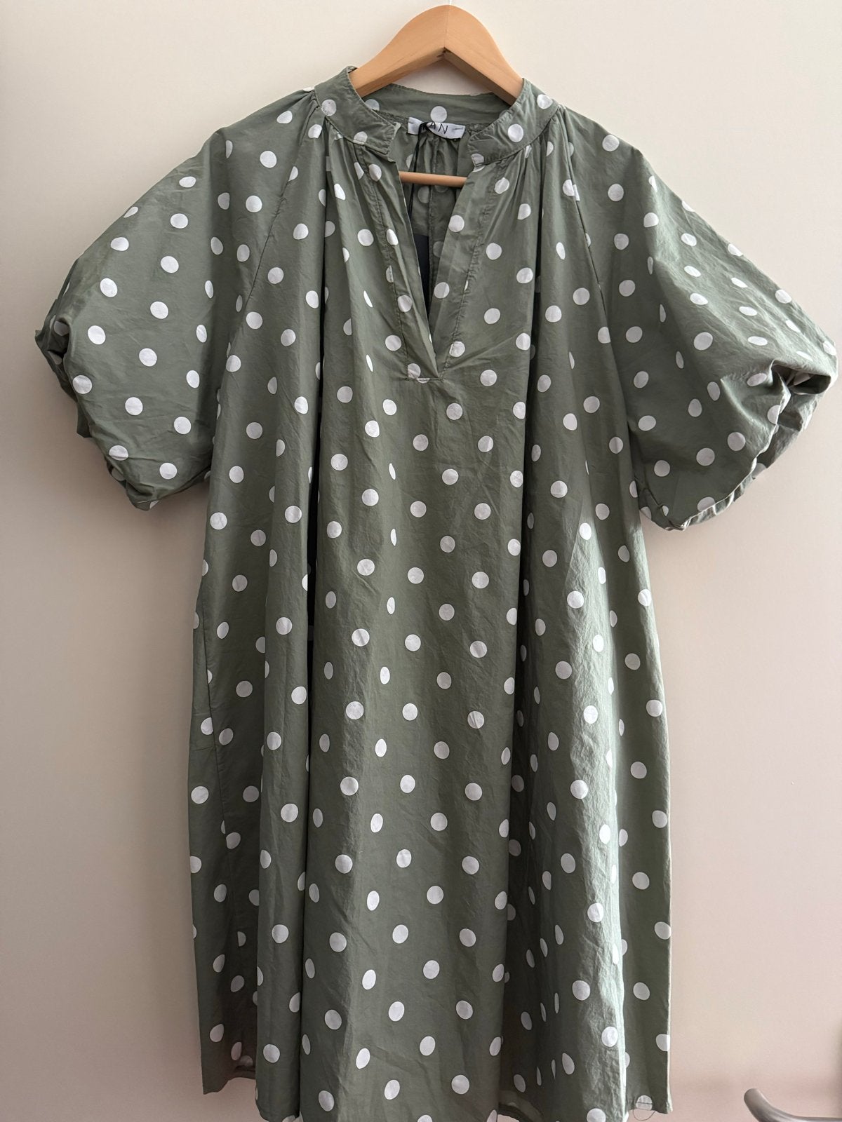 Nieuwe Luchtige Polkadot Katoenen Jurk, Kleding | Dames, Maat 38/40 (M), Verzenden, Nieuw, Knielengte