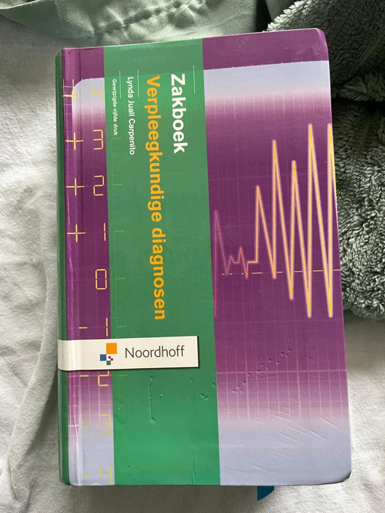 Zakboek Verpleegkundige Diagnosen - Lynda Juall Carpenito, Boeken, Studieboeken en Cursussen, Ophalen of Verzenden, Gamma, Nieuw
