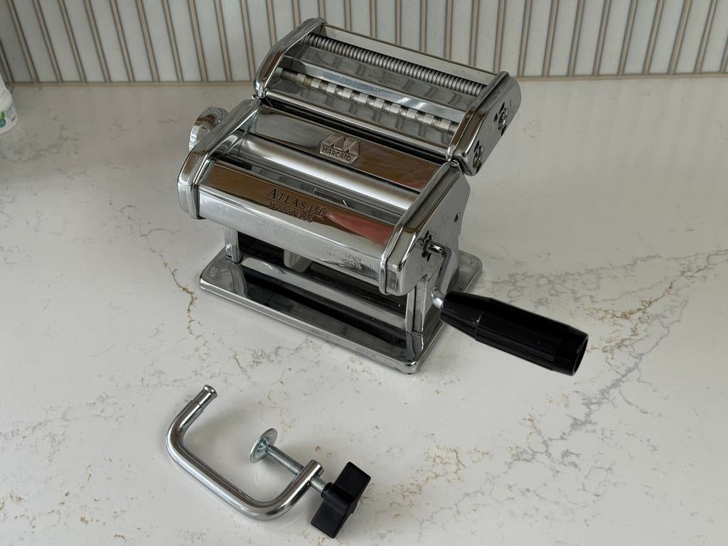 Marcato Atlas 150 Wellness Pastamachine - Zilver, Ophalen, Gebruikt, Zilver, Metaal