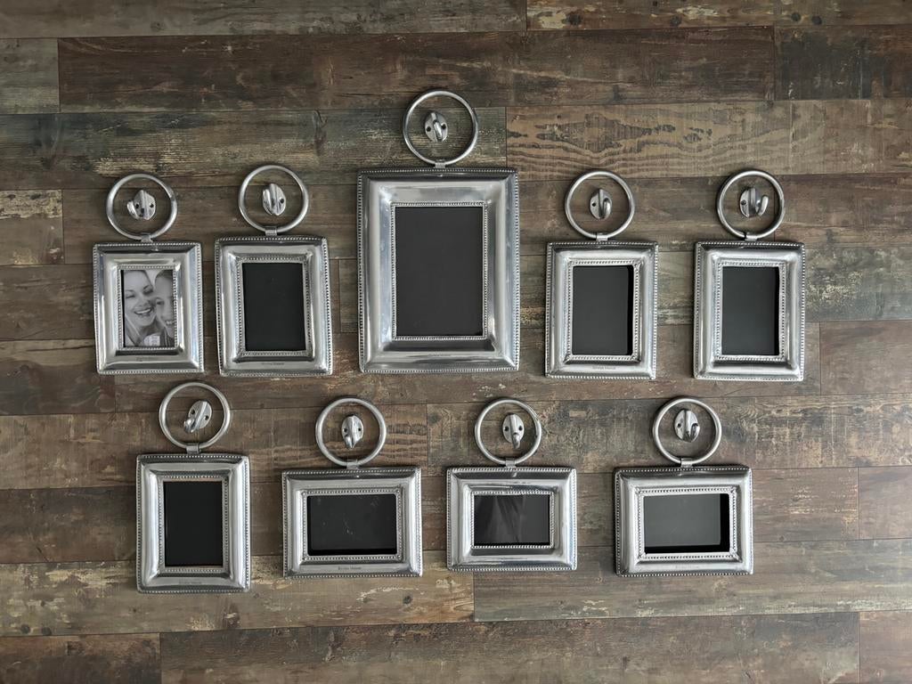 Riveira Maison fotolijsten met muurhangers, Ophalen of Verzenden, Gebruikt, Metaal of Aluminium, Minder dan 50 cm