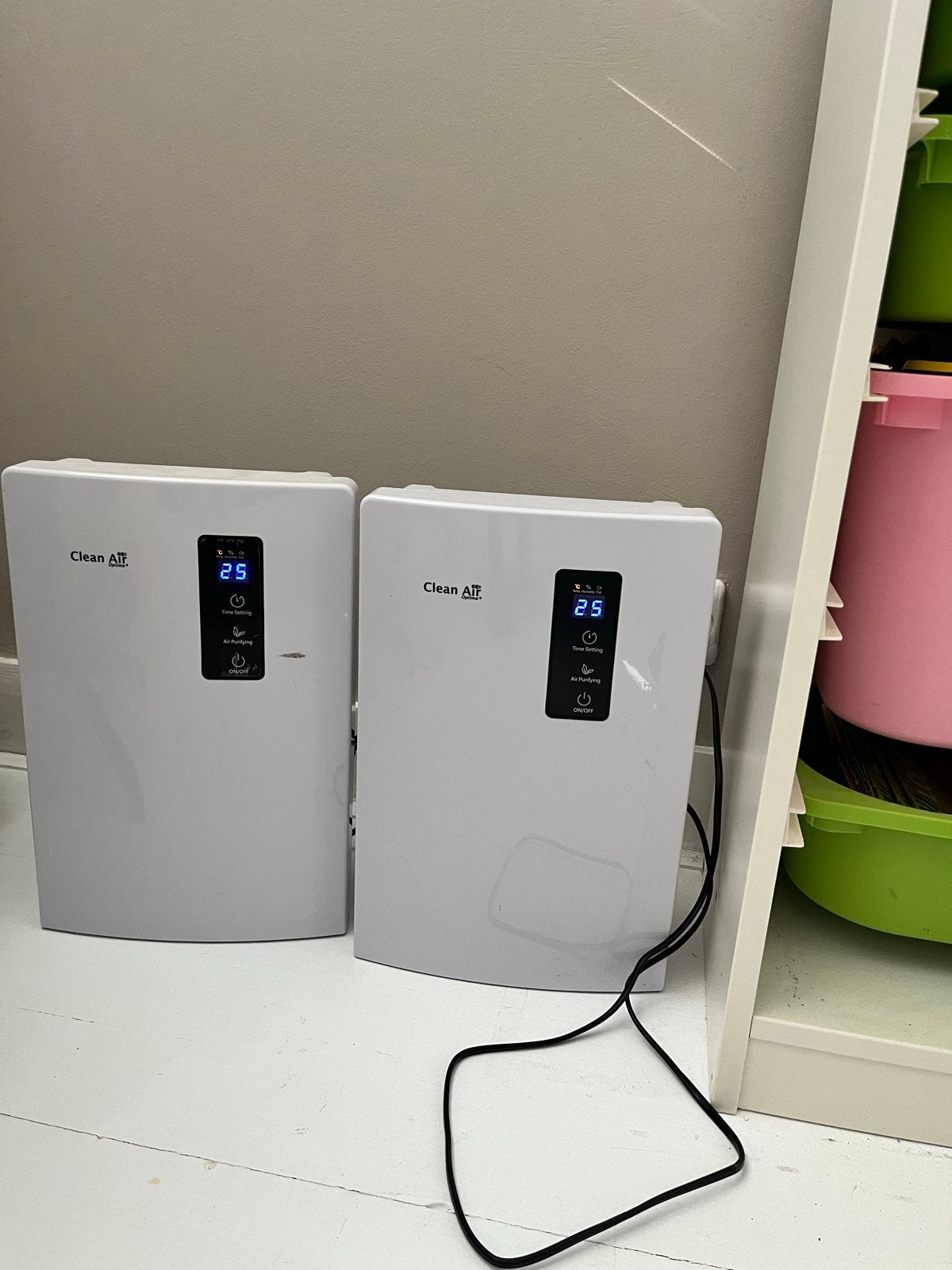 Clean Air Optima CA-703W Luchtreiniger (2 stuks), Ophalen of Verzenden, Zo goed als nieuw, Luchtreiniger