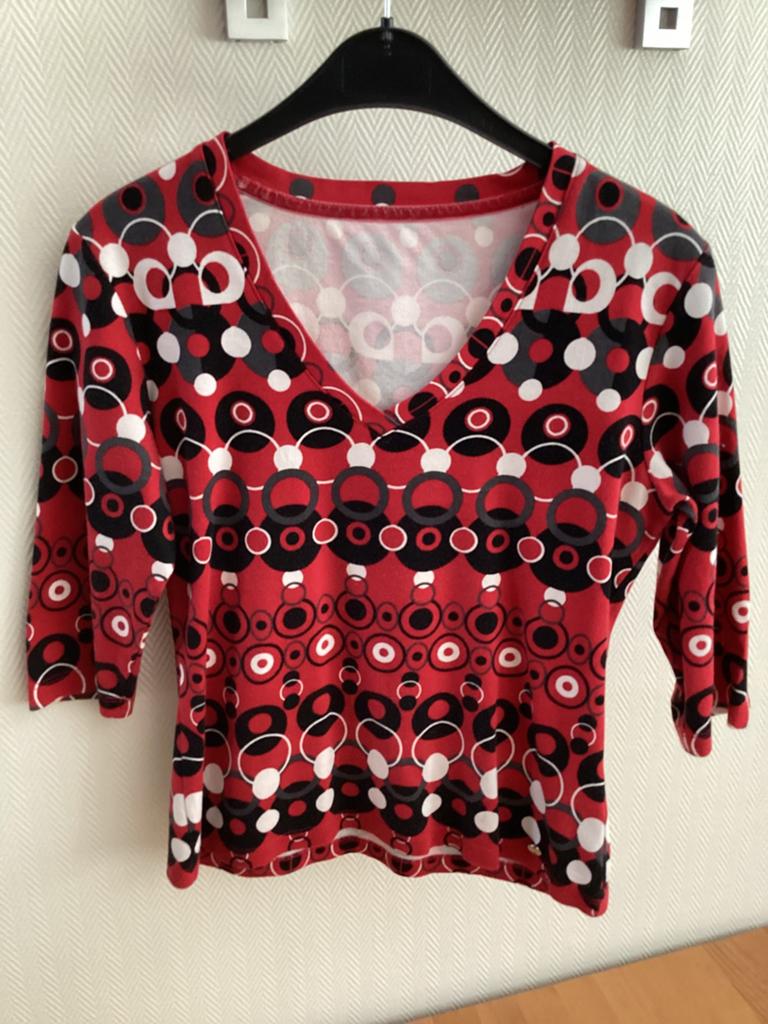 Leuk shirt 3/4 mouw, Kleding | Dames, T-shirts, Ophalen of Verzenden, Zo goed als nieuw, Korte mouw
