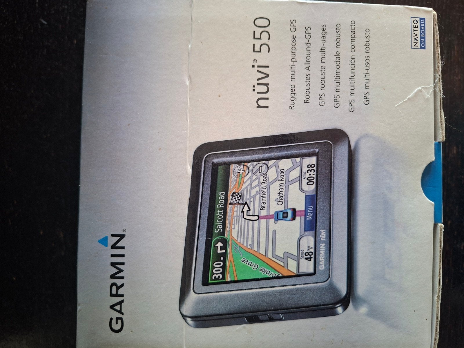 Garmin nüvi 550 GPS Navigatiesysteem - Compleet in doos, Auto diversen, Ophalen of Verzenden, Zo goed als nieuw