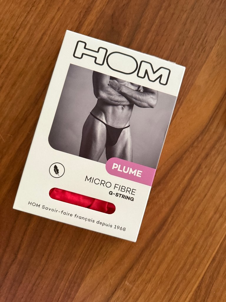HOM Plume, micro string, rood, maat L, Ophalen of Verzenden, Rood, Slip