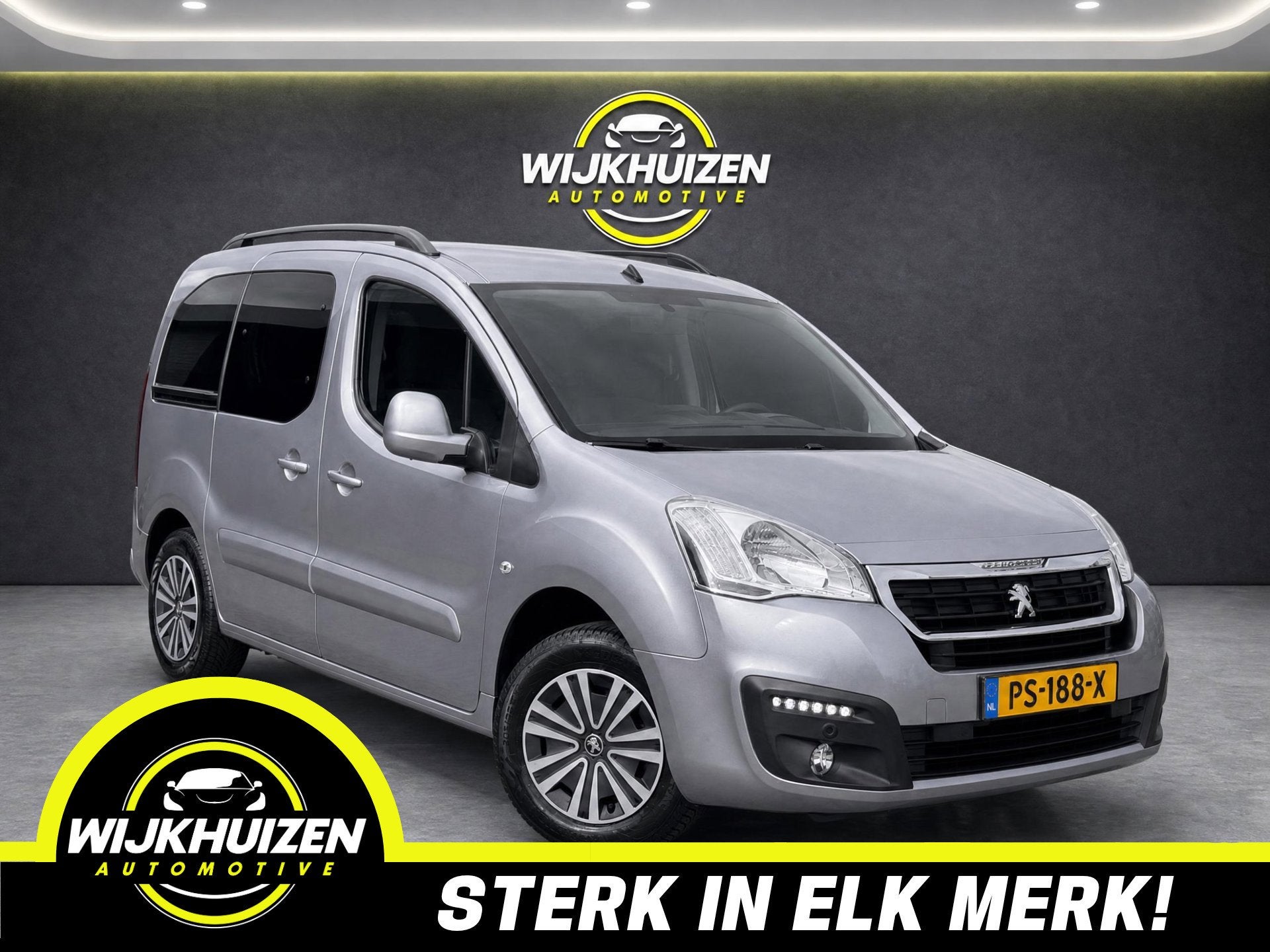 Peugeot Partner Tepee 1.2 PureTech Active met Led ! Airco !, Auto's, Peugeot, Voorwielaandrijving, Dealer onderhouden, Gebruikt