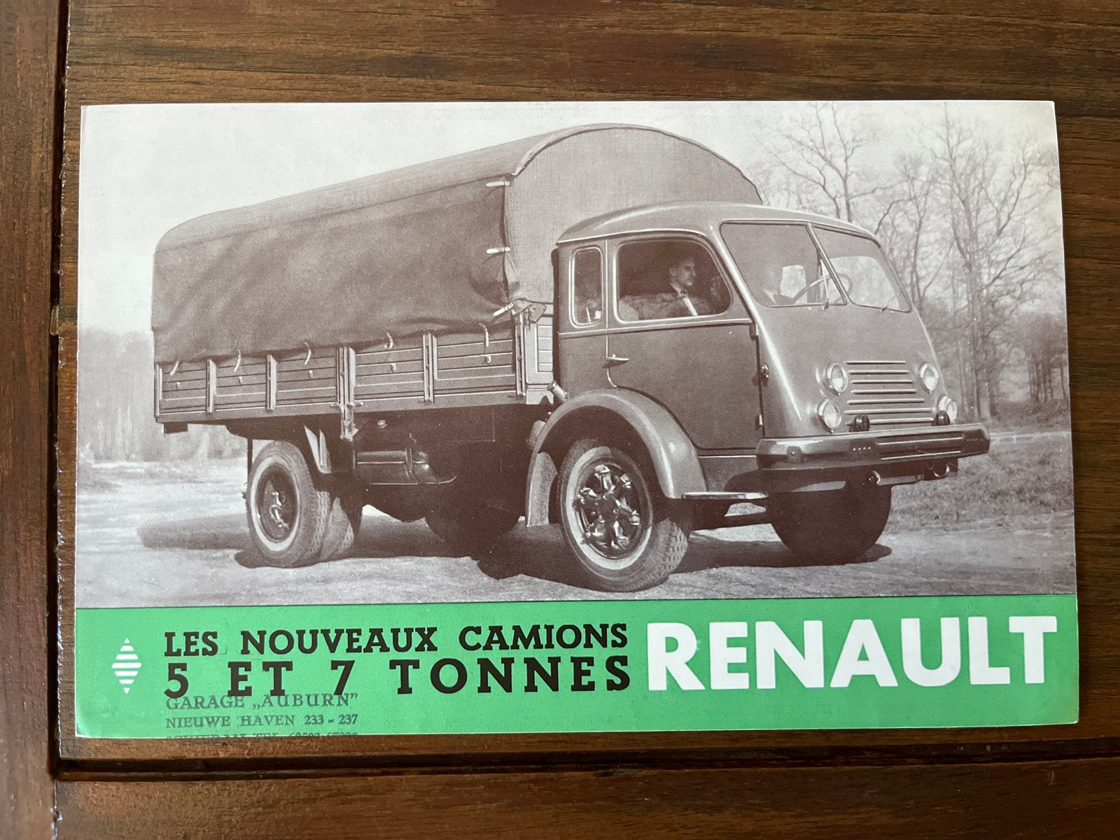 Renault vrachtwagen brochure 5 en 7 ton - Zeer nette staat, Ophalen of Verzenden, Zo goed als nieuw, Renault