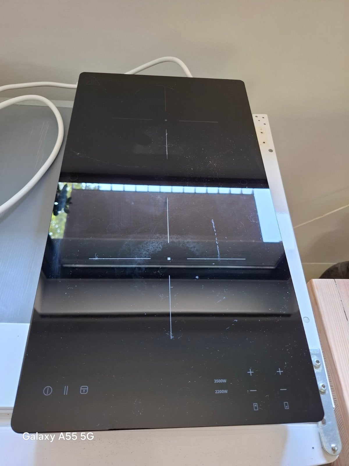 IKEA Inductieplaat 2 pits, Ophalen, 3 kookzones of minder, Zo goed als nieuw, Inductie