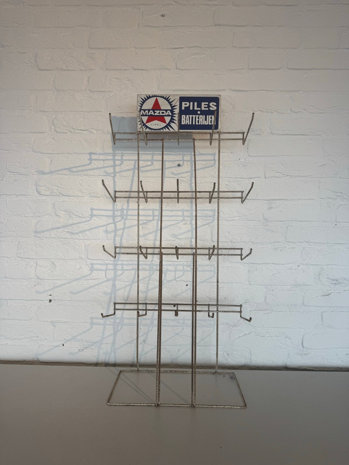 Vintage Mazda Piles Batterijen displayrek, Ophalen of Verzenden