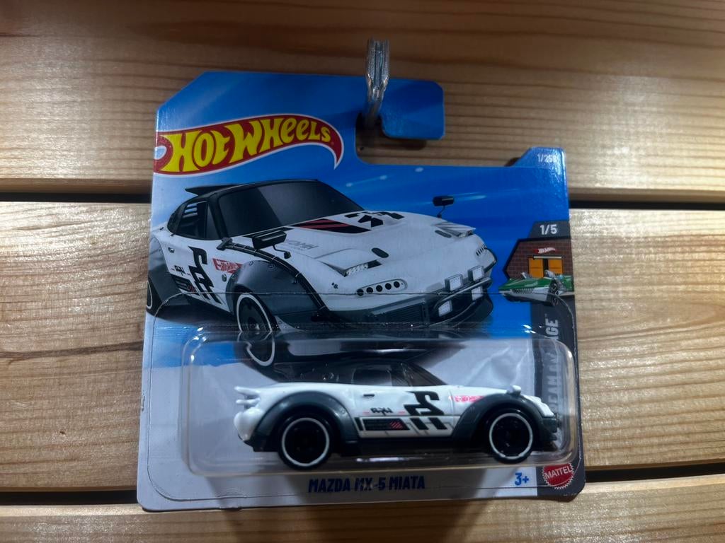 Mazda MX-5 Miata hotwheels, Ophalen of Verzenden, Zo goed als nieuw, Auto