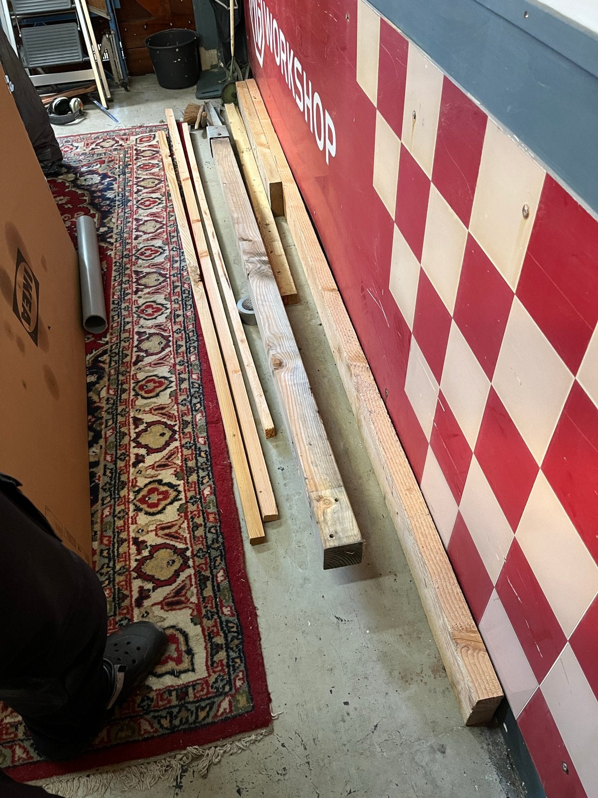 Grenen tuinhout, over van bouw van een pergola, Ophalen, Gebruikt, 250 cm of meer, Balken