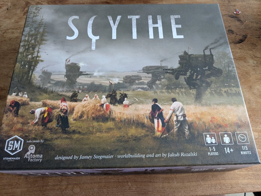 Scythe Bordspel, Een of twee spelers, Ophalen of Verzenden, Zo goed als nieuw, Stonemaier Games